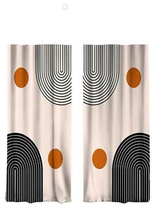Béžové závesy v súprave 2 ks 140x260 cm - Mila Home
