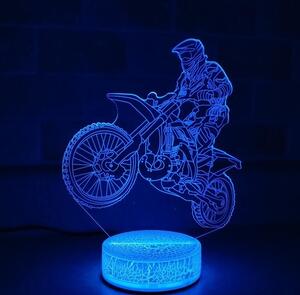 Beling 3D lampa,KTM jazdec, 7 farebná D587DS