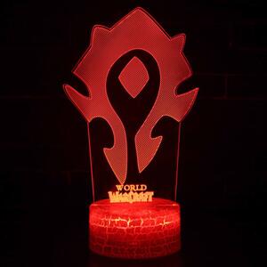 Beling 3D lampa,WOW , 7 Farebná AQ5LQY2
