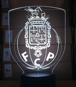 Beling 3D lampa,FC Porto,futbalový darček,16 farebná S3XCRL