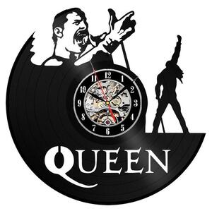 Beling vinylové nástenné hodiny Queen, AS785 čierne 854SD