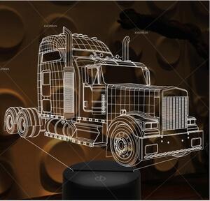 Beling 3D lampa,Kamión, 7 farebná D58CX7DS