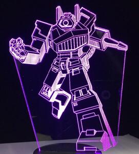Beling 3D lampa, shockwave , 7 farebná S487P8F