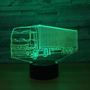 Beling 3D lampa,Kamión Mercedes, 7 farebná D58CX7DS5L