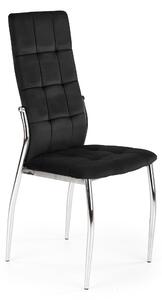 Halmar K416 stolička čierna velvet
