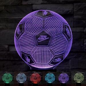 Beling 3D lampa,Nike lopta, futbalový darček ,16 farebná S3DA8L