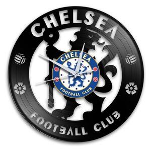 Beling vinylové nástenné hodiny Chelsea čierne, JGC2D