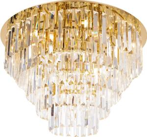 MAXLIGHT C0206 - Stropné svietidlo MONACO 15xG9/40W/230V pr. 60 cm zlatá