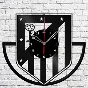 Beling vinylové nástenné hodiny Atletico De Madrid čierne, 59GC2D