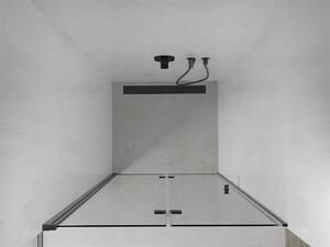 Mexen LIMA sprchové skladacie dvere ku sprchovému kútu 90 cm, čierna-priehľadné, 856-090-000-70-00