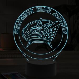 Beling 3D lampa,Columbus Blue Jackets, 16 farebná ASS6A9AXS