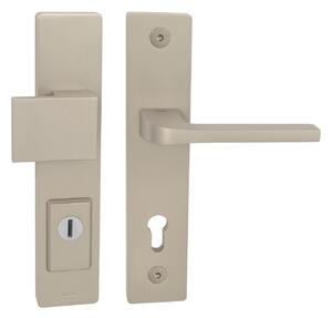 MPkovania TI - FORTE PLUS 3214/SUPRA 3097 - SH, hrúbka dverí 104-110 mm Prevedenie: madlo/kľučka ľavá, Typ otvoru: PZ PLUS s otvorom pre vložku, Rozteč: 90 mm