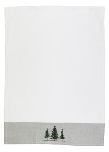 Vaflová utierka 50x70 cm s výšivkou Vianočných stromčekov