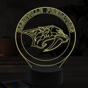 Beling 3D lampa,Nashville Predators, 16 farebná 9QSDFG6S5W