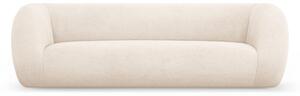 Krémová pohovka z textílie buklé 230 cm Essen – Cosmopolitan Design