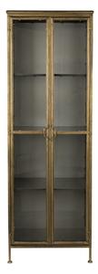Kovová vitrína v zlatej farbe 64x184 cm Gertlush – Dutchbone