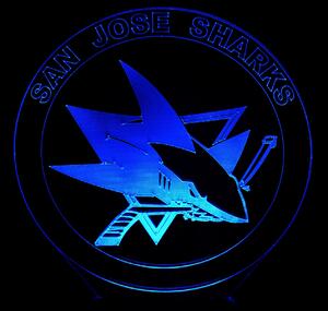 Beling 3D lampa,San José Sharks, 16 farebná 9FGH589V