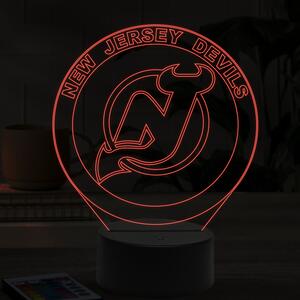 Beling 3D lampa,New Jersey Devils, 16 farebná SAN856L
