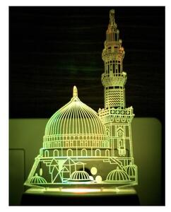 Beling 3D lampa, Ajanta macca madina, 7 farebná SMNSQ209