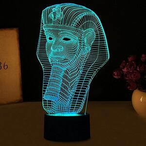 Beling 3D lampa, Faraón Tutanchamón 2, 7 farebná SMNSQ5
