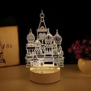 Beling 3D lampa, Kremlin 2, 7 farebná SS5Q5ST55L