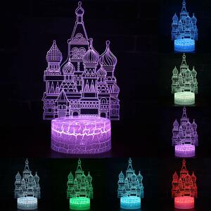 Beling 3D lampa, Kremlin, 7 farebná SS5Q5ST55L