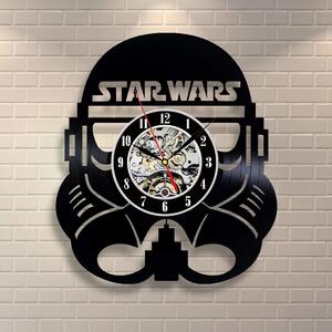 Beling vinylové nástenné hodiny Storm trooper čierne, 59A36QQP