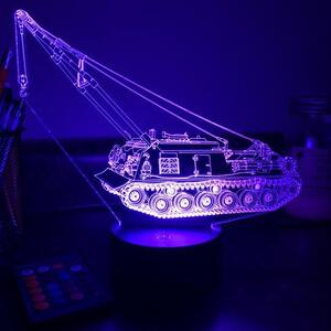 Beling 3D lampa, Tank M88A1 , 7 farebná PPL2CSD