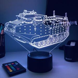 Beling 3D lampa, Tank AAV-P7/A1 , 7 farebná PDSW