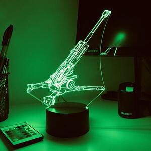 Beling 3D lampa, Delo M777 Howitzer , 7 farebná PDSWSSA