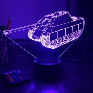Beling 3D lampa,Jagdpanther Tank, 7 farebná 1PDAQSSAQ2