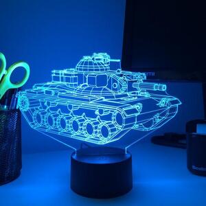 Beling 3D lampa, Tank M60 Patton , 7 farebná 1PD5SWSSA