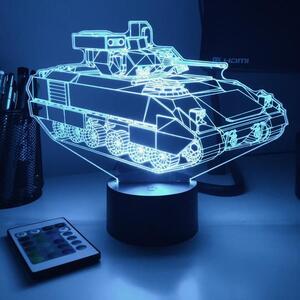 Beling 3D lampa, Tank M2 Bradley IFV , 7 farebná 1PDSWSSA