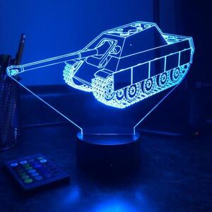 Beling 3D lampa,Jagdpanther Tank, 7 farebná 1PDAQSSAQ2