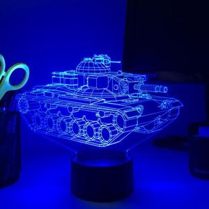 Beling 3D lampa, Tank M60 Patton , 7 farebná 1PD5SWSSA