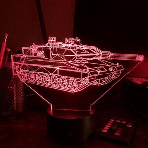 Beling 3D lampa, Tank Leopard 2, 7 farebná 1PDAQS