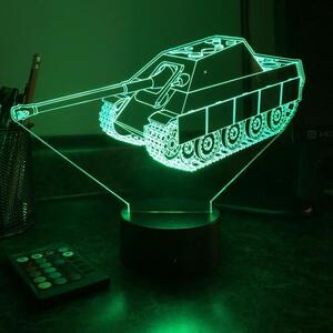 Beling 3D lampa,Jagdpanther Tank, 7 farebná 1PDAQSSAQ2