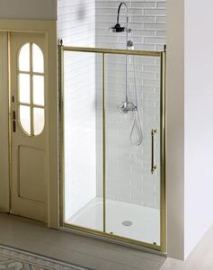 Gelco, ANTIQUE sprchové dvere 800mm, číre sklo, lavé, bronz, GQ1280LC