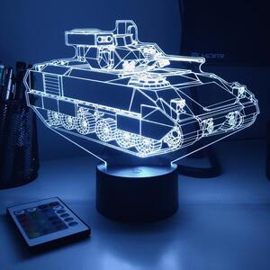 Beling 3D lampa, Tank M2 Bradley IFV , 7 farebná 1PDSWSSA