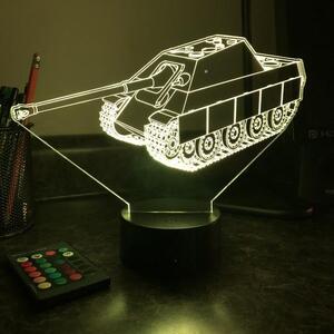 Beling 3D lampa,Jagdpanther Tank, 7 farebná 1PDAQSSAQ2