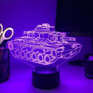 Beling 3D lampa, Tank M60 Patton , 7 farebná 1PD5SWSSA