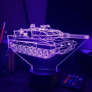 Beling 3D lampa, Tank Leopard 2, 7 farebná 1PDAQS