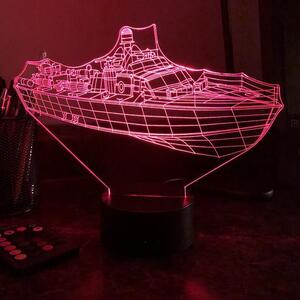 Beling 3D lampa,PT Boat 305 , 7 farebná 5L6SA