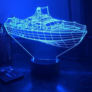 Beling 3D lampa,PT Boat 305 , 7 farebná 5L6SA