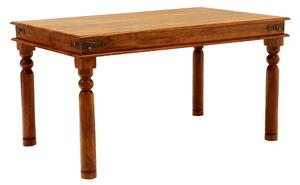 Masívny drevený stôl jedálenský z palisandra 140x90x76