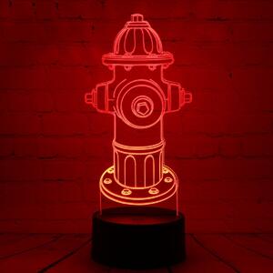 Beling 3D lampa, Hasičský hydrant, 7 farebná HG56W