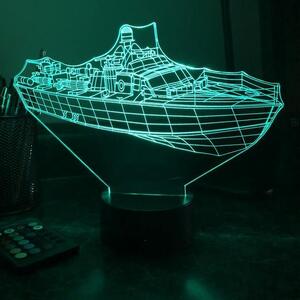 Beling 3D lampa,PT Boat 305 , 7 farebná 5L6SA
