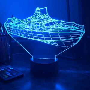 Beling 3D lampa,PT Boat 305 , 7 farebná 5L6SA