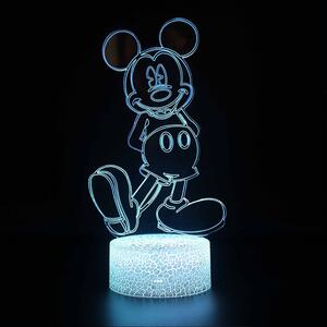 Beling 3D lampa,Mickey Mouse 7 Farebná REW5