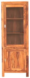 Vitrína z masívu dreva palisander 65x180x45
